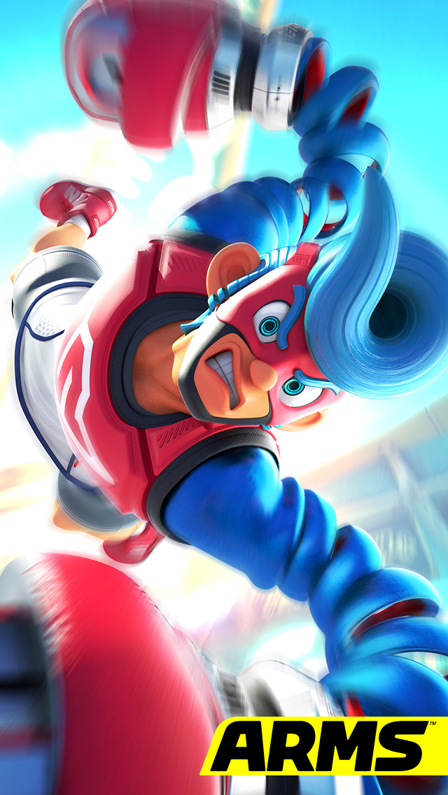 my.nintendo.com/Wallpaper - ARMS (Spring Man)/ARMS_Spring_ManB_[640x1136].jpg